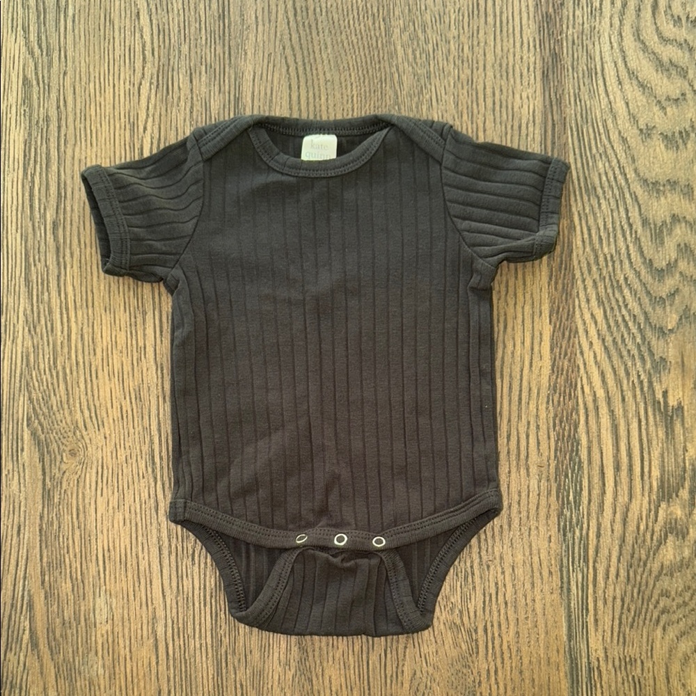 Kate Quinn Wide Rib Bodysuit in color “Beluga”